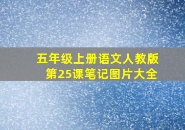 五年级上册语文人教版第25课笔记图片大全