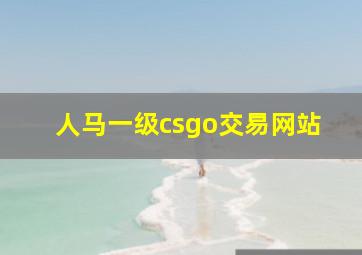 人马一级csgo交易网站