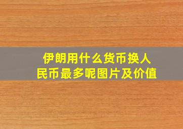 伊朗用什么货币换人民币最多呢图片及价值