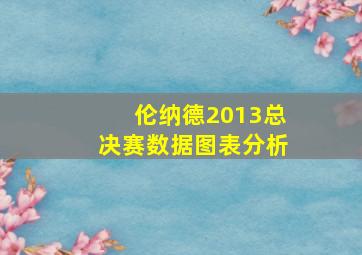 伦纳德2013总决赛数据图表分析