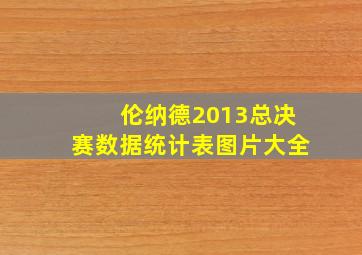 伦纳德2013总决赛数据统计表图片大全