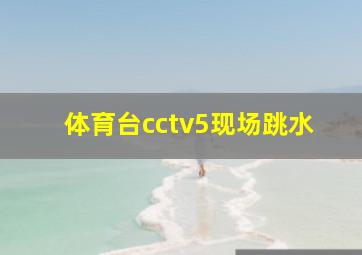 体育台cctv5现场跳水