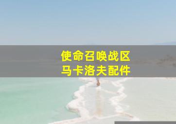 使命召唤战区马卡洛夫配件