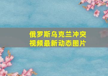 俄罗斯乌克兰冲突视频最新动态图片