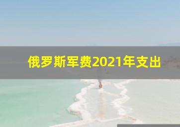 俄罗斯军费2021年支出