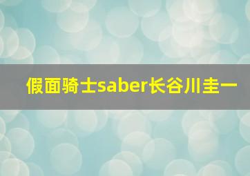 假面骑士saber长谷川圭一