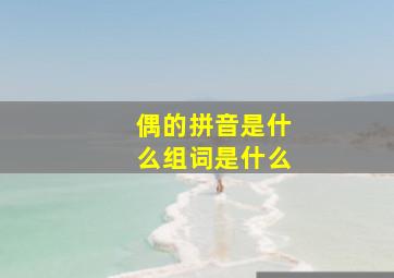 偶的拼音是什么组词是什么