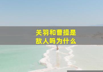 关羽和曹操是敌人吗为什么