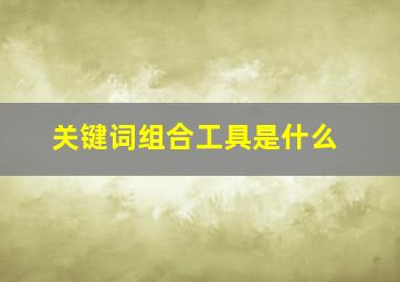 关键词组合工具是什么