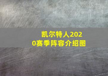 凯尔特人2020赛季阵容介绍图