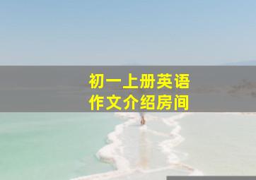 初一上册英语作文介绍房间