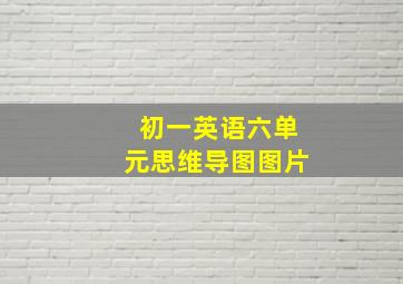 初一英语六单元思维导图图片