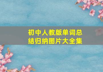 初中人教版单词总结归纳图片大全集