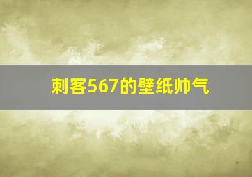 刺客567的壁纸帅气