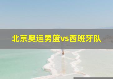 北京奥运男篮vs西班牙队