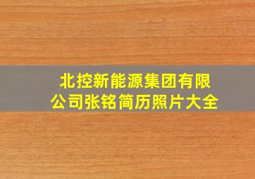 北控新能源集团有限公司张铭简历照片大全