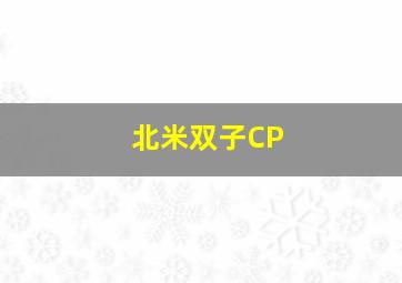 北米双子CP