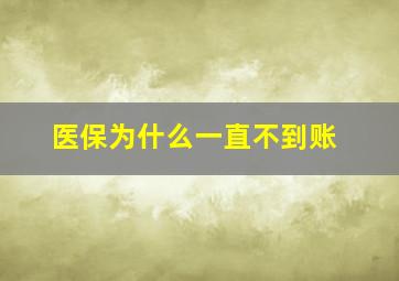 医保为什么一直不到账