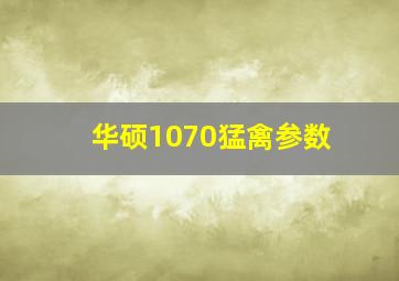 华硕1070猛禽参数