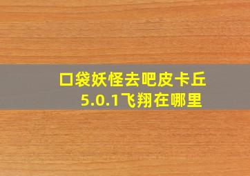 口袋妖怪去吧皮卡丘5.0.1飞翔在哪里