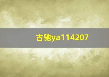 古驰ya114207