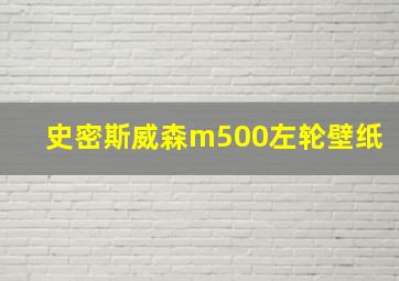 史密斯威森m500左轮壁纸