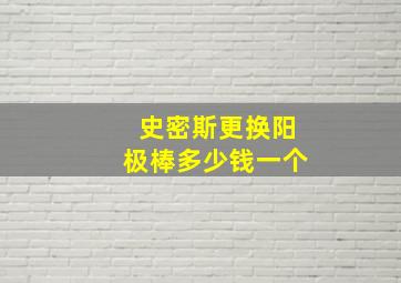 史密斯更换阳极棒多少钱一个