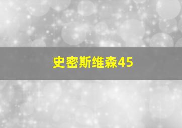 史密斯维森45