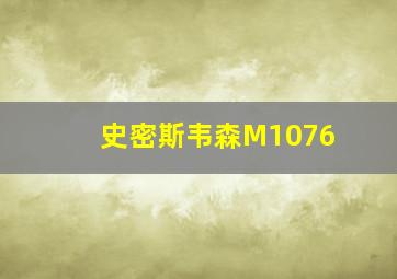 史密斯韦森M1076