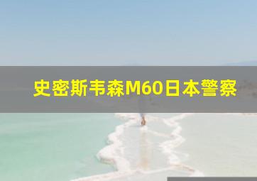 史密斯韦森M60日本警察