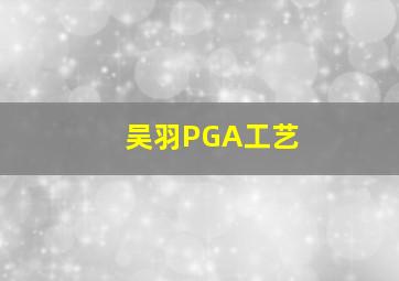 吴羽PGA工艺