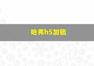 哈弗h5加锁