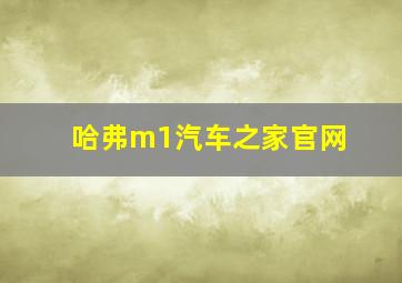 哈弗m1汽车之家官网