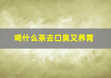 喝什么茶去口臭又养胃