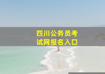 四川公务员考试网报名入口