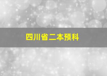 四川省二本预科