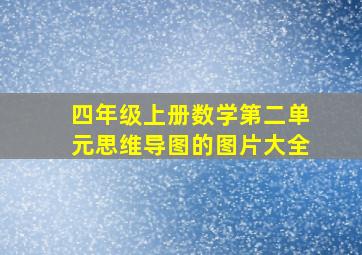 四年级上册数学第二单元思维导图的图片大全