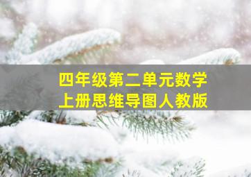 四年级第二单元数学上册思维导图人教版