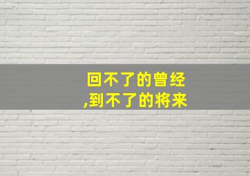 回不了的曾经,到不了的将来