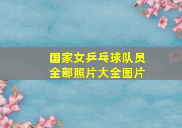 国家女乒乓球队员全部照片大全图片