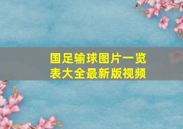 国足输球图片一览表大全最新版视频