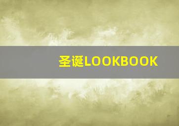 圣诞LOOKBOOK