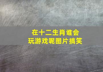 在十二生肖谁会玩游戏呢图片搞笑