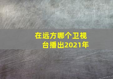 在远方哪个卫视台播出2021年