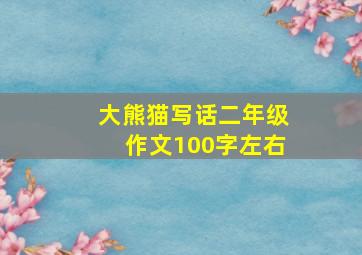 大熊猫写话二年级作文100字左右