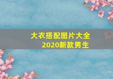 大衣搭配图片大全2020新款男生