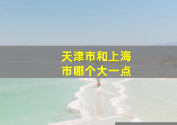 天津市和上海市哪个大一点