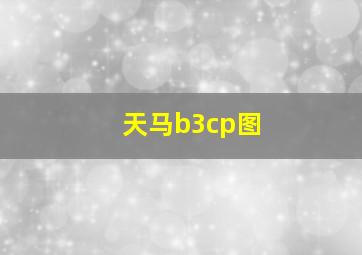 天马b3cp图