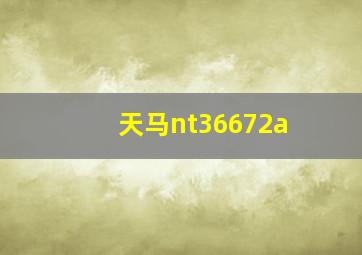 天马nt36672a