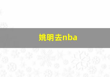 姚明去nba